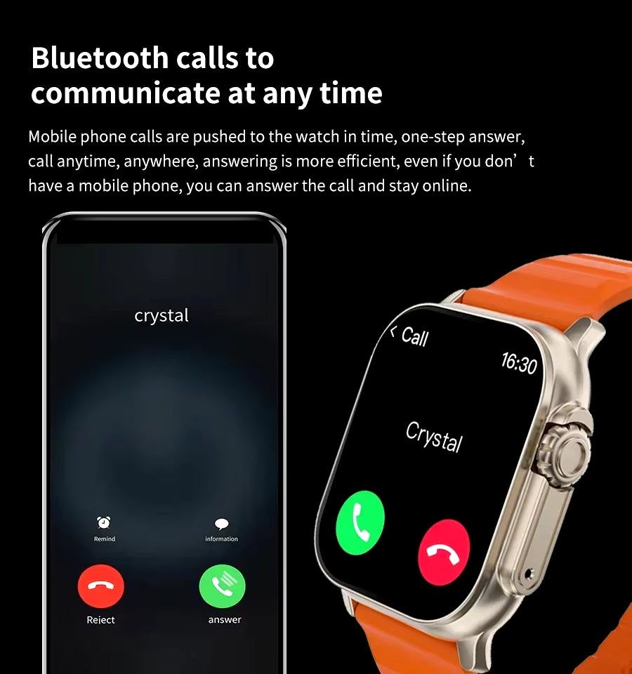 Revolutionary X10 Ultra Smart Watch: Your Ultimate Fitness Companion with Heart Rate Monitoring, Call Alerts, and More for Android & iOS Users