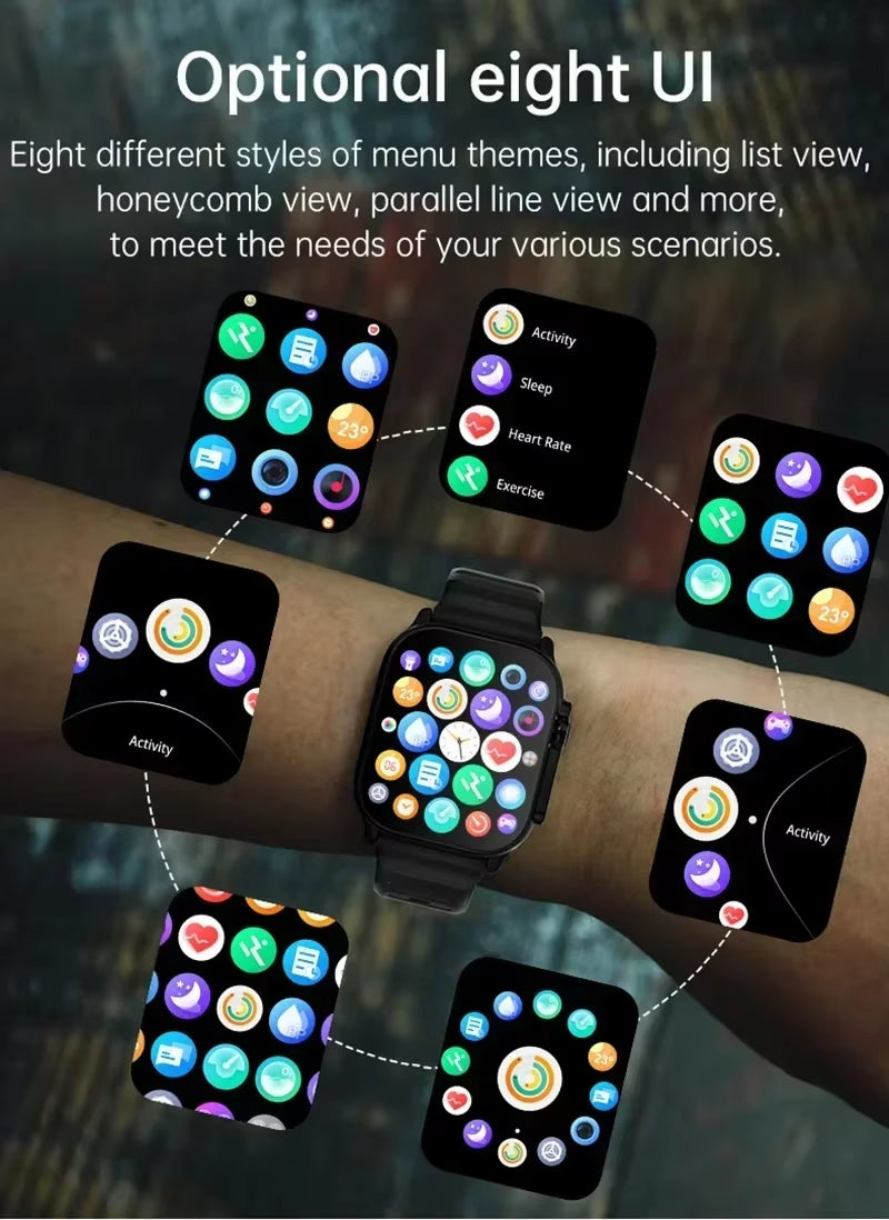 Revolutionary X10 Ultra Smart Watch: Your Ultimate Fitness Companion with Heart Rate Monitoring, Call Alerts, and More for Android & iOS Users