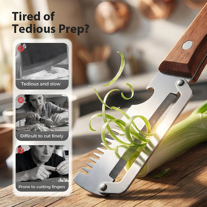 [Summervibes]Multi-Functional Vegetable Peeler for Kitchen, Ultra-Sharp Stainless Steel Blade with Wooden Handle and Bottle Opener, for Vegetables or Fruits That Need to Be Peeled (2 Pcs)