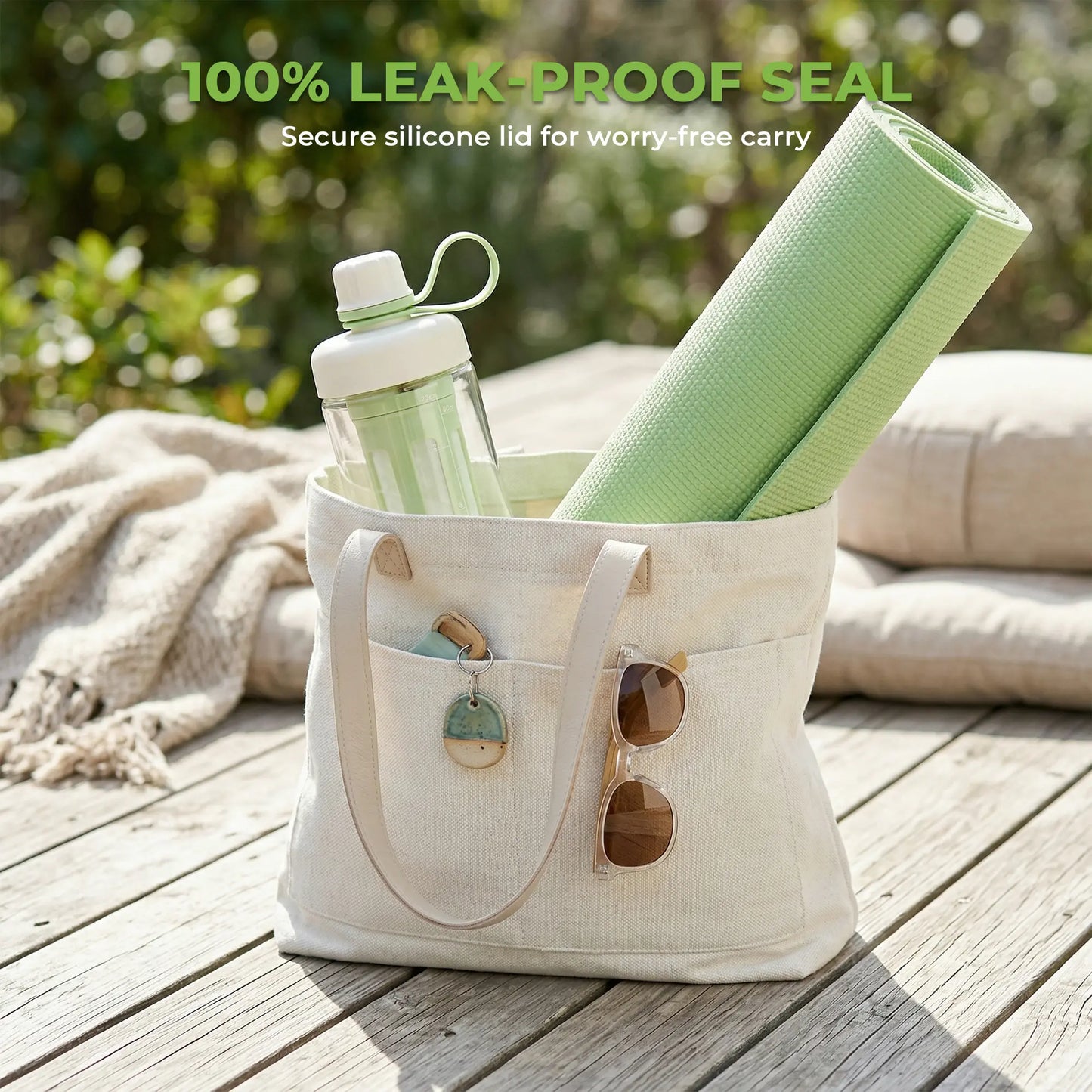 SUSTEAS Reusable Portable Washable Cold Brew Coffee Tumbler with Digital Scale and Dual-Function Tea Filter Net