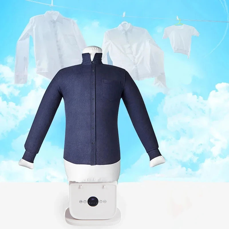 Semi-Automatic Electric Heated Air Dryer Ironing Steam Machine Foldable Clothes Shoes Drying Heating Portable Electric Clothes