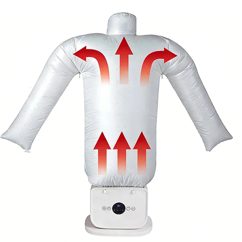 Semi-Automatic Electric Heated Air Dryer Ironing Steam Machine Foldable Clothes Shoes Drying Heating Portable Electric Clothes
