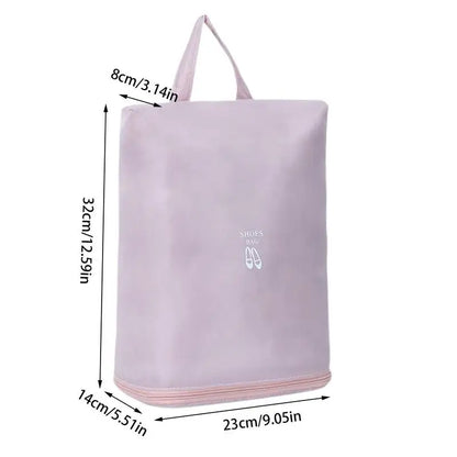 Shoe Bags for Travel Foldable Waterproof Shoe Pouches Organizer Lightweight Oxford Cloth Pouch with Large Capacity for Traveling