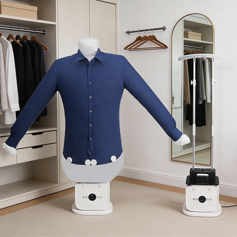 Semi-Automatic Electric Heated Air Dryer Ironing Steam Machine Foldable Clothes Shoes Drying Heating Portable Electric Clothes