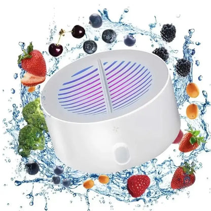 AB47-Ultrasonic Ionized Fruit And Vegetable Cleaning Machine,Vegetable Cleaner Kitchen Automatic Fruit And Vegetable Purifier