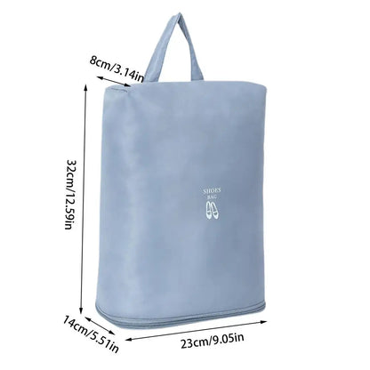 Shoe Bags for Travel Foldable Waterproof Shoe Pouches Organizer Lightweight Oxford Cloth Pouch with Large Capacity for Traveling