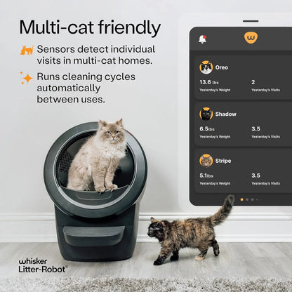 Supply & Accessory Bundle by , Black- Automatic Self-Cleaning Cat Litter Box, Includes Litter-Robot 4,Custom