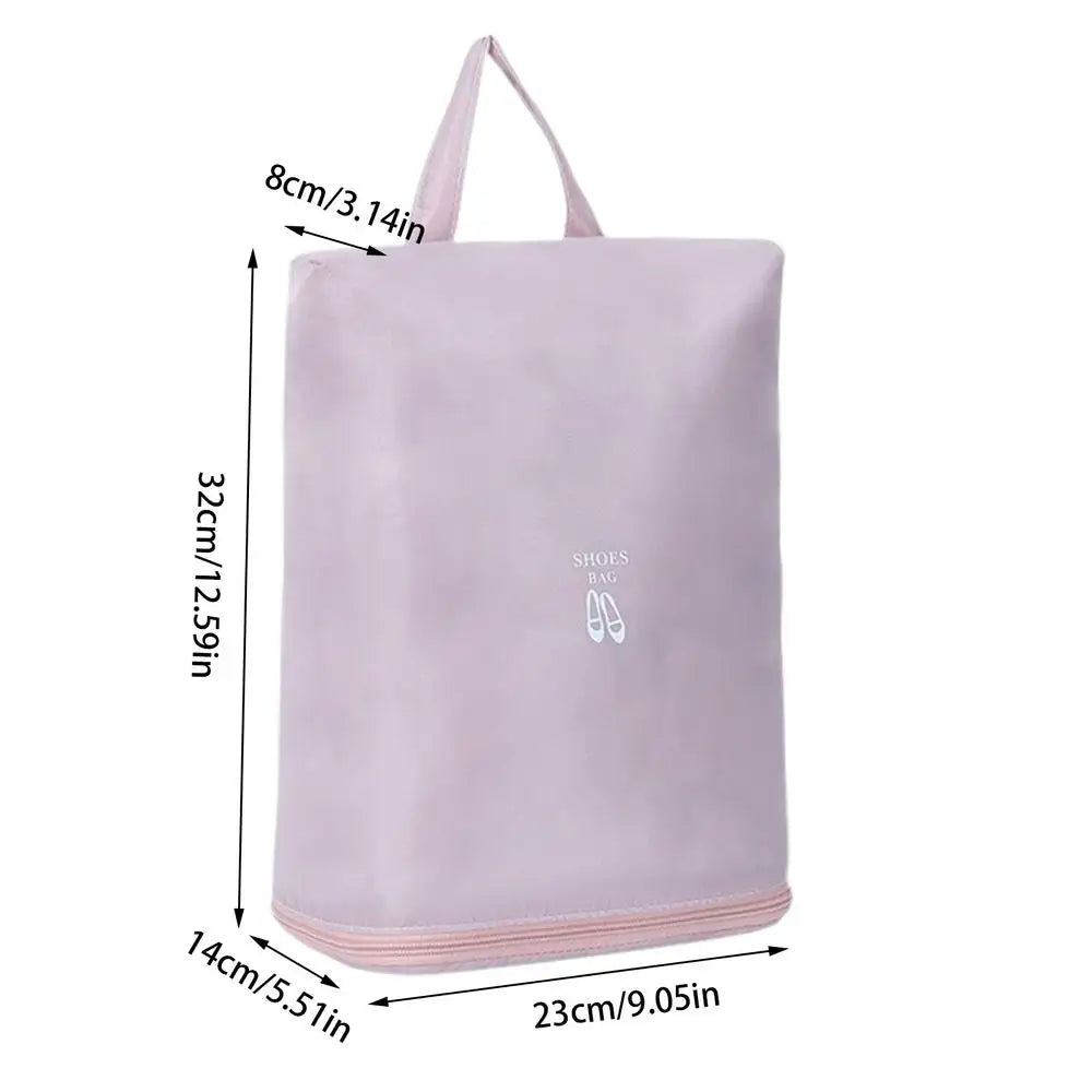 Shoe Bags for Travel Foldable Waterproof Shoe Pouches Organizer Lightweight Oxford Cloth Pouch with Large Capacity for Traveling