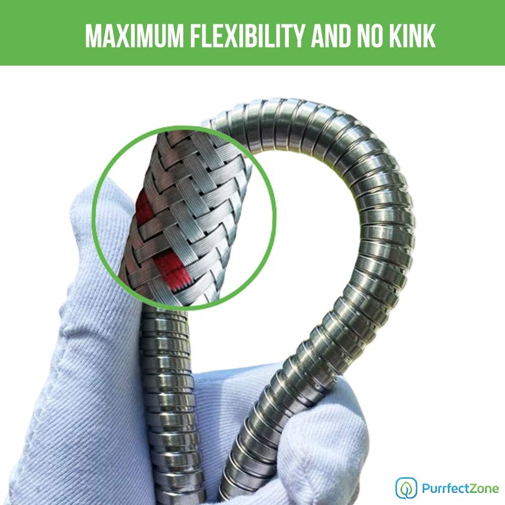 Shower Hose Replacement - Perfect for Shower or Bidet Sprayer, Easy Installation (79 Inch, Chrome)
