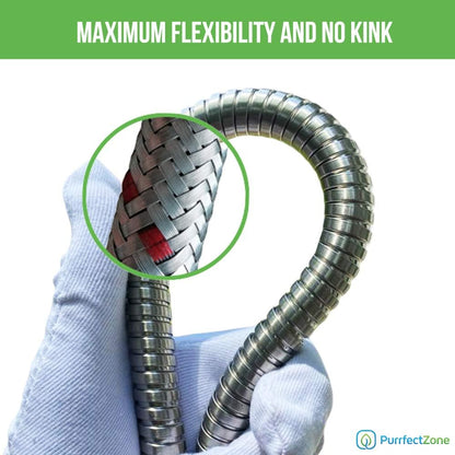 Shower Hose Replacement - Perfect for Shower or Bidet Sprayer, Easy Installation (79 Inch, Chrome)