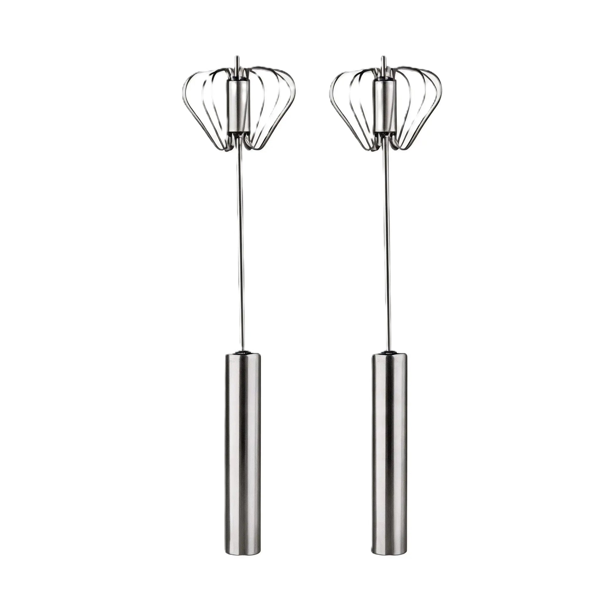 YESDOAGD Stainless Steel Hand-Push Rotary Whisk Food-Grade Rust-Resistant Sturdy Riveted Construction Semi-Automatic Design Versatile for Cooking Blending Whisking Beating and Stirring Tasks Easy to Clean
