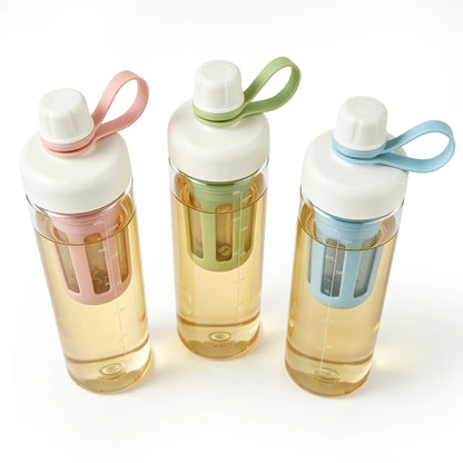 SUSTEAS Reusable Portable Washable Cold Brew Coffee Tumbler with Digital Scale and Dual-Function Tea Filter Net