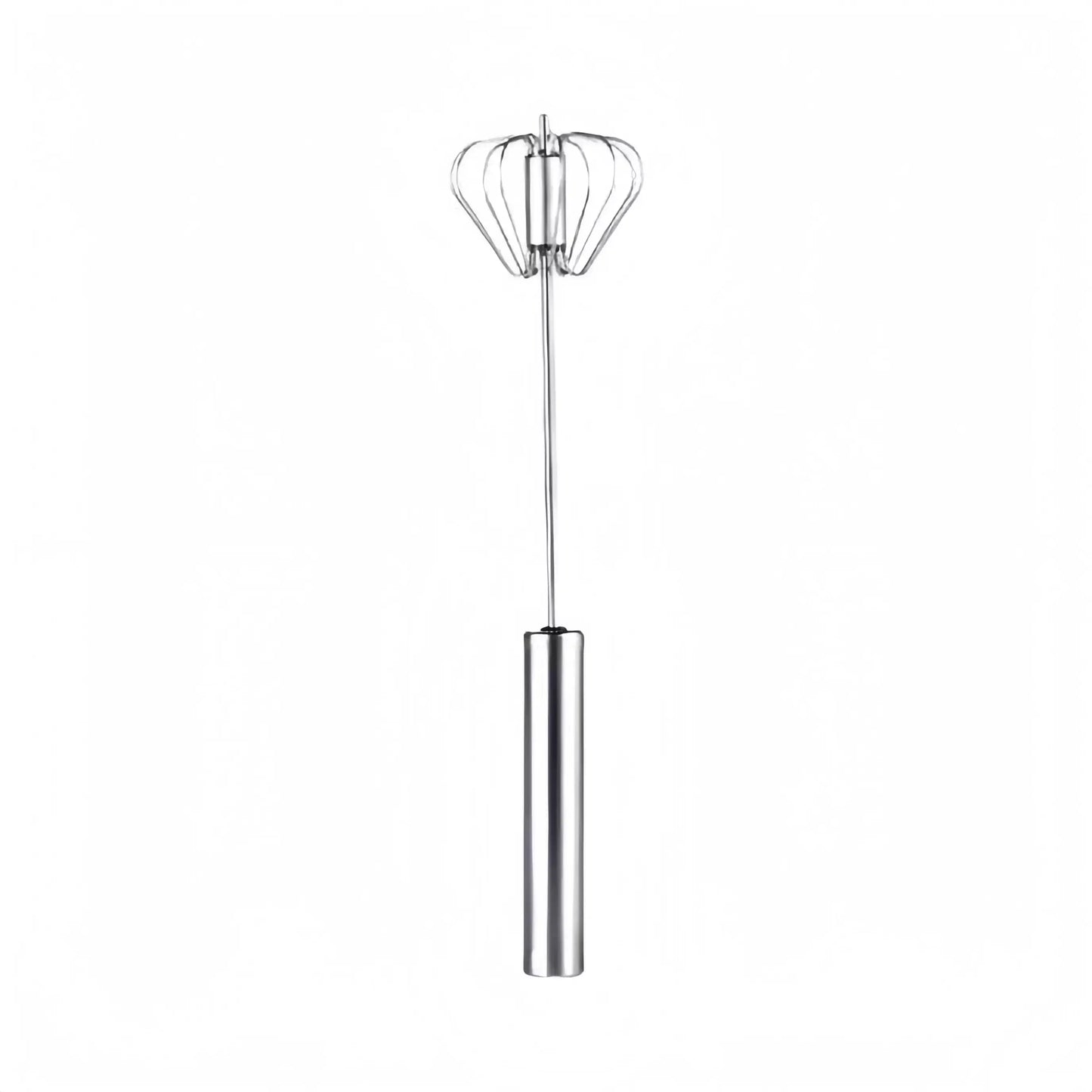 YESDOAGD Stainless Steel Hand-Push Rotary Whisk Food-Grade Rust-Resistant Sturdy Riveted Construction Semi-Automatic Design Versatile for Cooking Blending Whisking Beating and Stirring Tasks Easy to Clean